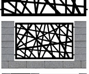 Przykładowe wzory oraz możliwości zastosowania nowosczenych paneli ogrodzeniowych wykonanych z blacy cynkowanej ogniowo i malowanych proszkowo.
