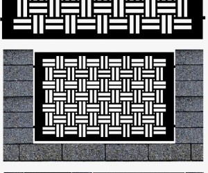 Przykładowe wzory oraz możliwości zastosowania nowosczenych paneli ogrodzeniowych wykonanych z blacy cynkowanej ogniowo i malowanych proszkowo.