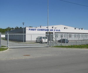 Ogrodzenie palisadowe - First Company Sp. z o.o. - Mielec
