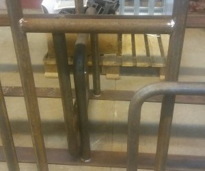 Barierki zabezpieczające - stojaki na rowery