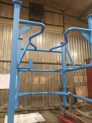 Część kontrukcji pod stacje rozładunkową big bag