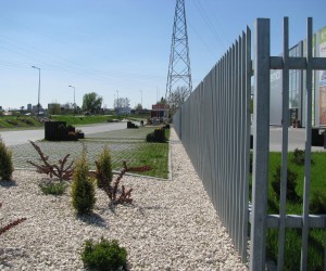Ogrodzenie palisadowe - Termiko Sp. z o.o. - Mielec