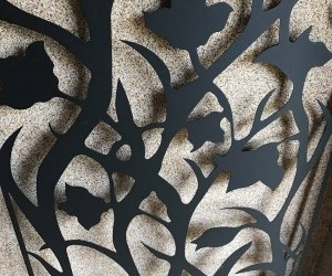 Przykładowe wzory oraz możliwości zastosowania nowosczenych paneli ogrodzeniowych wykonanych z blacy cynkowanej ogniowo i malowanych proszkowo.