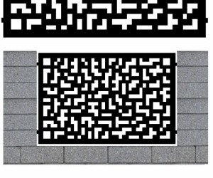 Przykładowe wzory oraz możliwości zastosowania nowosczenych paneli ogrodzeniowych wykonanych z blacy cynkowanej ogniowo i malowanych proszkowo.